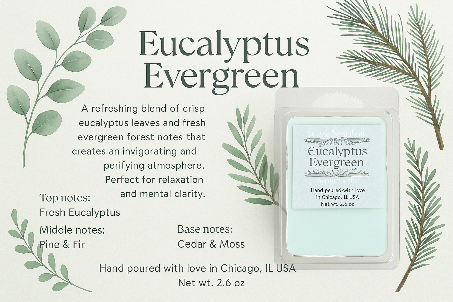 Eucalyptus Evergreen Social Media Flyer