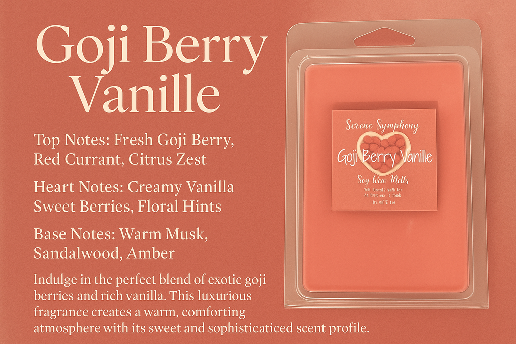 Goji Berry Vanille Wax Melts Social Media Flyer