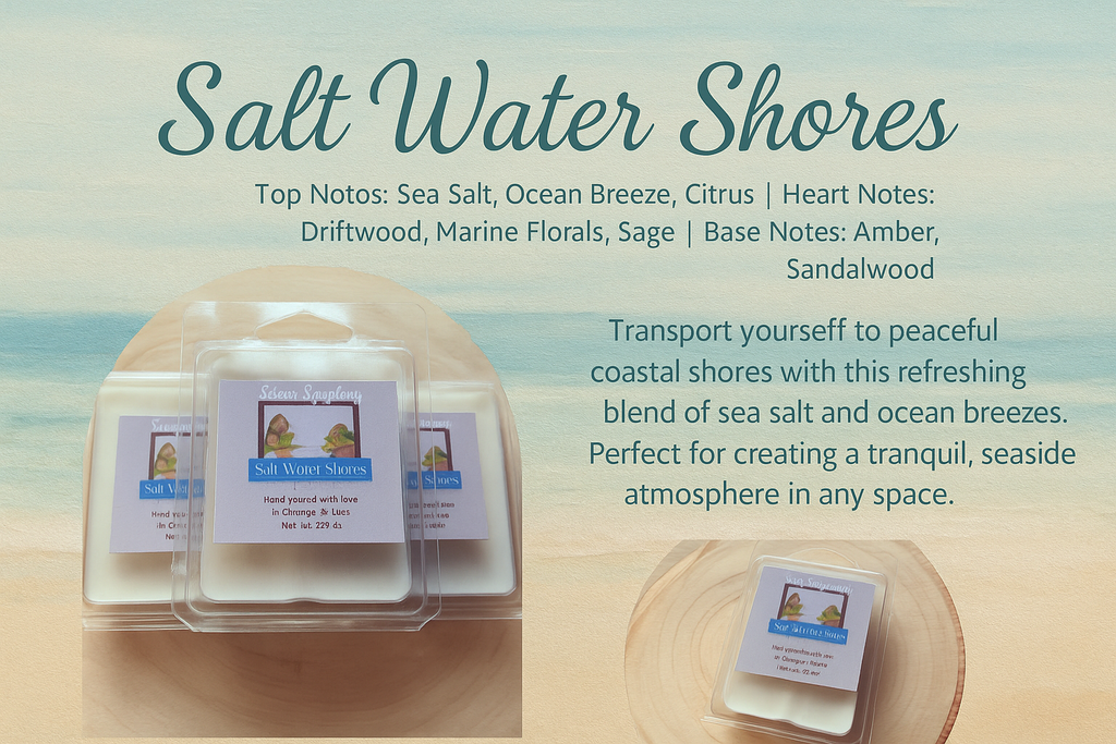 Salt Water Shores Wax Melts Social Media Flyer